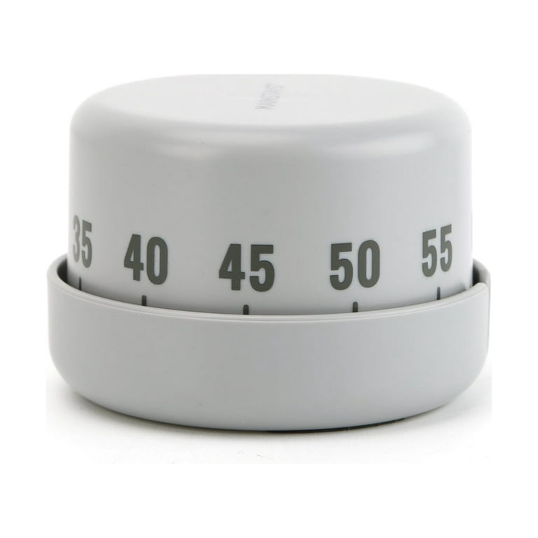 Mainstays ABS Mechanical Timer with Black Numbers - White - 1 Each