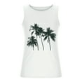 thumbnail image 4 of Dagegui Men's Palm Tree Print Tank Tops Summer Sleevelees Crew Neck Loose Fit Vest Casual Hawiian Vacation Travel Tank Top Big And Tall Muscle Tanks, 4 of 5
