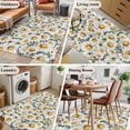 thumbnail image 6 of Farmhouse Daisy 3'x5' Washable Rug, Spring Vintage Country Flower Plant Non-Slip Area Rugs for Entryway Kitchen Classroom, StainResistant Dorm Throw Carpet, Low Pile Soft Indoor Floor Mat, 6 of 9