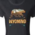 thumbnail image 4 of Inktastic Wyoming Vacation Bear Silhouette Women's T-Shirt, 4 of 5