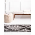 thumbnail image 4 of Rugs.com Serenity Shag Collection Rug – 6 Ft Runner Black And White Shag Rug Perfect For Hallways, Entryways, 4 of 9