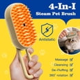 thumbnail image 6 of Xekoro Cat Steam Brush for Shedding with Foldable Handle 4 in 1 Rechargeable Steam Brush for Cats and Dogs,Haired Pets Defur Comb for Cats Pet Spray Grooming Tool for Hair Removal & Massage, 6 of 7
