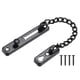 thumbnail image 2 of de cadena de puerta de acero inoxidable, de perno para puerta, hogar, dormitorio, Hotel, puerta familiar, Hardware, cadena de Negro BLESIY Cerradura de cadena de puerta, 2 of 8