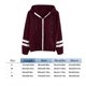 thumbnail image 5 of Transpirable Manga Larga Ocio Mujeres Abrigos Cremallera Frontal Deportes Tops Likrtyny Mujer, 5 of 5