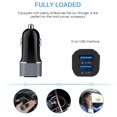thumbnail image 4 of Car Charger, 2Pack 4.8A Portable Dual Port USB Cargador Carro Lighter Adapter for iPhone, Tablet, Samsung, GPS - Black Fast Charging 12v Outlet LED Muti Cell Phone Car USB Charger Adapter, 4 of 7