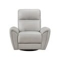 thumbnail image 3 of Lexicon Essex Fauteuil Pivotant à Bascule Assorti en Cuir, Gris, 3 of 7