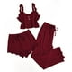 thumbnail image 1 of Karight Women's Lace Lace Patchwork Pajamas And Women's Home Clothes, 1 of 2