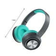 thumbnail image 3 of Noise Canceling Gaming Headset, Hwkond Bluetooth Headphones Over Ear Foldable Wireless And Wired Stereo Headset For Cell Phone PC Soft Earmuff SLight Weight For Prolonged Wearing,Green, 3 of 8