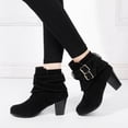 thumbnail image 3 of YAZI  Women's Chunky High Heel Ankle Booties, 3 of 7