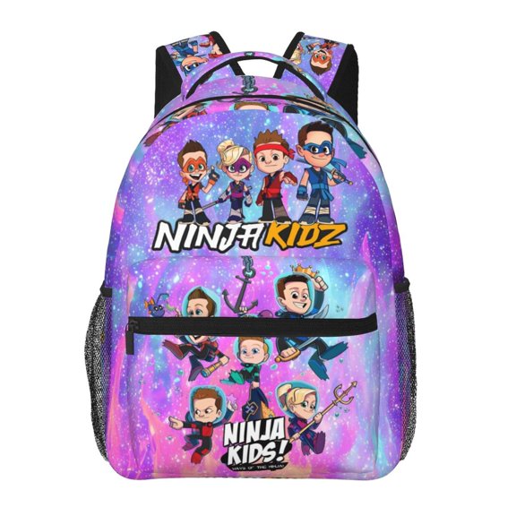 Ninja Kidz Backpack Lightweight Bookbag Casual Daypack For Women Men Travel Laptop Bag Multifunctional Bag
