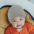 thumbnail image 1 of Gorros de punto de algodón para niños hoksml unisex, gorros cálidos para niños de 6 meses a 3 años (liquidación), 1 of 3