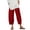 Red, variant on Ketyyh-chn99 Business Casual Pants for Womens Sweat Pants Women Linen Palazzo Pants Summer High Waist Casual Lounge Pant Trousers Yellow,3XL