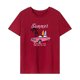 thumbnail image 1 of Camiseta de mujer con cuello redondo, camiseta básica de moda para compras en SG, 1 of 7