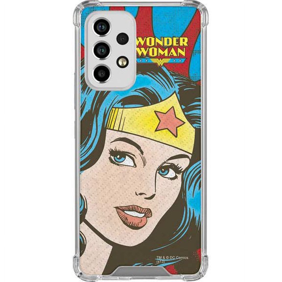 Skinit DC Comics Wonder Woman Vintage Profile Galaxy A33 5G Clear Case