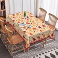 thumbnail image 3 of Tchckioa Maple Leaf Rectangle Tablecloth,Stain Proof Waterproof Table Cloths for Kitchen Dining Decor 60x84 Inch, 3 of 6