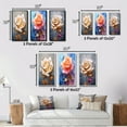 thumbnail image 4 of Designart "Cream Gold Rose Reverie Soft Roses" Floral Framed Wall Art Set Of 3 - Cream Floral Frame Gallery Set For Office Decor, 4 of 7