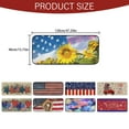 thumbnail image 5 of 4th of July Door Mat Independence Day Outdoor Door Mat 4th of July Rugs Front Door Mats Outdoor Non-Slip Pvc Backing Welcome Mat for Front Door Deals for Indoor Outdoor 16 x 48 Inch, 5 of 6