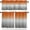 Ombre Orange, variant on Blue and Grey Kitchen Curtain Valance and Tiers Set Ombre Blue Gray Rod Pocket Kitchen Tier Curtain Valance Set 3 Piece Gradient Gradual Modern Window Curtain Valance Tier Set for Bedroom 54x36 inch