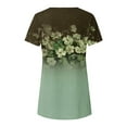 thumbnail image 4 of Womens Tops Dressy Casual Sexy Off The Shoulder Blouses for Women Lace Womens Funny T Shirts V Neck, 4 of 5
