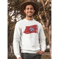 thumbnail image 2 of Tennessee Flag Design Sweatshirt Men -Image by Shutterstock, Male 4X-Large, 2 of 4