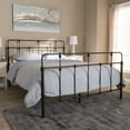thumbnail image 7 of Baxton Studio Ginette Vintage Industrial Antique Black Finished Metal Platform Bed, Multiple Sizes, 7 of 7