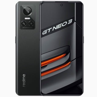  realme GT Neo 3 80W Dual-SIM 256GB ROM + 8GB RAM (GSM Only  No  CDMA) Factory Unlocked 5G Smartphone (Asphalt Black) - International  Version : Cell Phones & Accessories