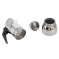 thumbnail image 4 of Glass Moka Pot, Moka Pot Coffee Maker Heat Resistant Stainless Steel  For Home 200ML, 4 of 8