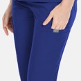 thumbnail image 4 of VIAOLI Women's Scrubs Set - V-Neck Top & Elastic Waist Pants for Nurses & Doctors, Multiple Colors, 4 of 6