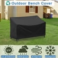 thumbnail image 5 of 3-Seater Outdoor Sofa Cover, Waterproof Outdoor Couch Cover, Heavy Duty Patio Furniture Covers for Outdoor Seating, Windproof Patio Sofa Covers for Winter, 5 of 10