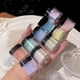 thumbnail image 3 of Brillo de neón holográfico Multicolor, pigmento en polvo para uñas Aurora, músculo de hielo, frotamiento fino de cromo, decoración de esmalte de espejo, 3 of 4