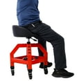 thumbnail image 4 of Best Pneumatic 360 Degree Swivel Stool, Mechanics Rolling Creeper Seat, Heavy Duty Rolling Mechanics Stool, Shop Stool with Casters red, 4 of 9