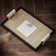 thumbnail image 5 of Leather Tray Key Bowls for Entry Table,Desktop Organizer Tray, Vanity Tray with Handle,Storage Organizer,Catchall Tray,B, 5 of 5