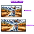 thumbnail image 5 of Welcome Fall Western Cowboy British Shorthair Enjoys Majestic Autumn Desk Mat Full Keyboard Mouse Pad Cat Lover Kitten Owner Gifts Large Mousepad - 01007, 5 of 5