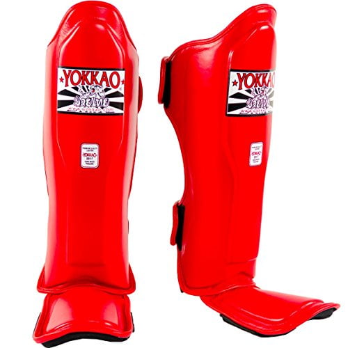 YOKKAO Matrix Muay Thai Shin Guards Black, Blue, Yellow, Red, White