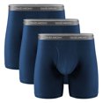 thumbnail image 1 of DAVID ARCHY Adult Men's Underwear Bamboo Boxer Briefs 3 Pack,Sizes S-XL, 1 of 6