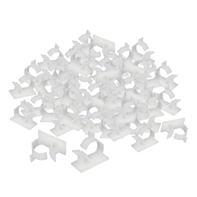 Clips autoadhesivos para cables, bases organizadoras para cables de datos de portátiles de escritorio Estilo C