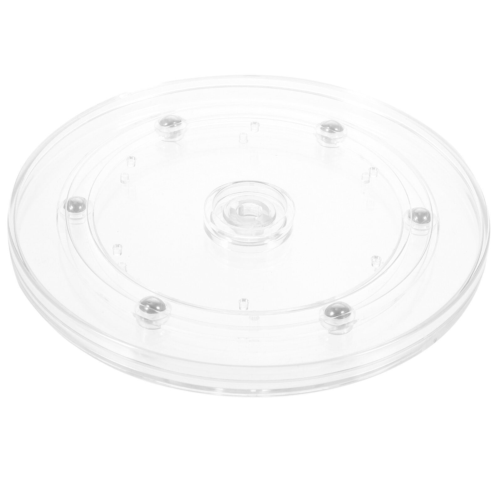 6 Inches Practical Display Turntable Transparent Display Stand 360