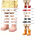 thumbnail image 3 of Otqutp Kids Rain Boots Letter Print Drawstring Cuff Waterproof Rubber Rain Shoes Non Slip Mid Calf Boots Outdoor Walking Shoes, 3 of 4