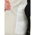 thumbnail image 5 of DARING DIVA Women's Notched Collar Long Sleeve Suit Jacket Casual Blazers M White, 5 of 6
