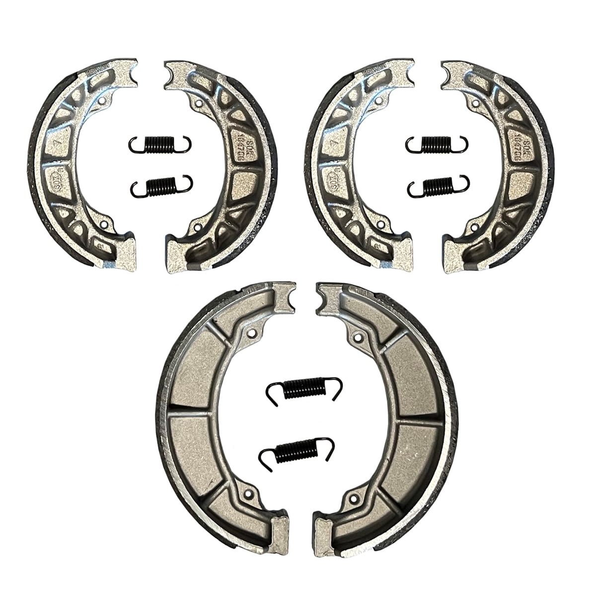 Factory Spec, KIT7115115116, Front & Rear Brake Shoes compatible with Honda TRX125 Fourtrax 125