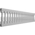 thumbnail image 3 of Ekena Millwork 40"H x 13'L Fiberthane Hamilton Unassembled Balustrade Railing Kit, Style D (6 7/8" On-Center Spacing to Pass 4" Sphere Code), 3 of 6