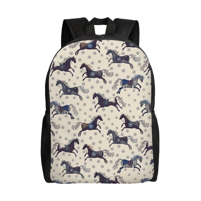 Fotbe Horse Mochila de Viaje para Laptop, Mochila Ejecutiva Delgada y Resistente 15.6"