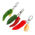 thumbnail image 6 of WEUVEB 3Pcs Garlic Pendant Keychain Vegetable Keychain Pendant Fade-Resistant Color Bag Pendant For Home Decor, 6 of 8