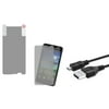 Insten Screen Protector Twin Pack For LG P870 Escape (with Free USB cable)