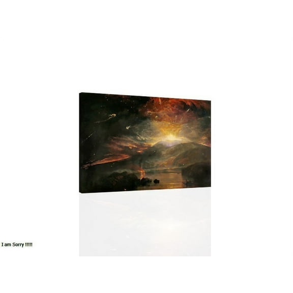 William Turner Mount Vesuvius - CANVAS or PRINT WALL ART