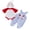 White, variant on BemeyourBBs Newborn Baby Boy Girl Baseball Outfit Cute Infant Boy Summer Clothes Short Sleeve Romper with Baseball Embroidery Plaid Overalls Pants Set Hat