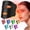 7-Color LED Face Mask, variant on Red Light Therapy with Remote Control, 660nm Deep Red & 850nm Near Infrared LED Light for Face and Body, Home Use