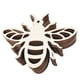 thumbnail image 1 of EeaseMX 20 piezas de colgantes artesanales de rebanadas de madera huecas con temática de abejas, 1 of 7