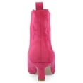 thumbnail image 4 of Journee Womens Tenlee Comfort System Pull On Chelsea Kitten Heel Booties, 4 of 9
