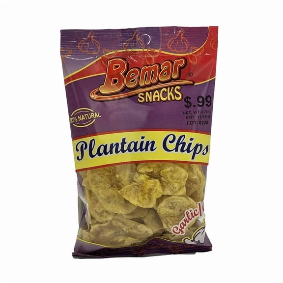Bemar Snacks Plantain Chips Salted